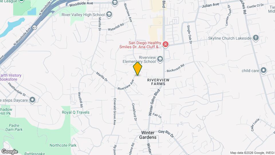 9349 Riverview Ave Map and Location Details