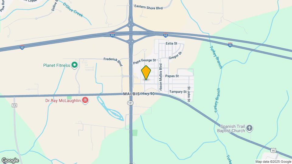 10101 Emmanuel St Map and Location Details