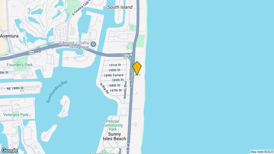 18911 Collins Ave, Unit 2601 Map and Location Details