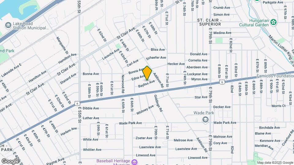 6817 Bayliss Ave Map and Location Details