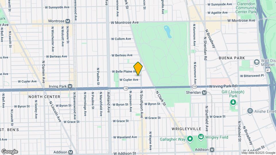 1408 W Cuyler Ave, Unit 1st Floor Map and Location Details