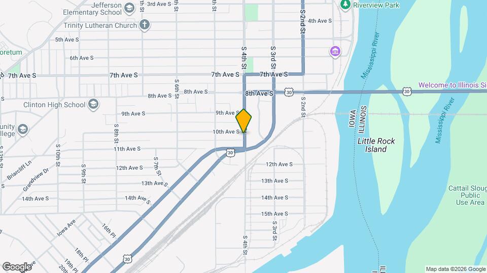 1008 S 4th St Map and Location Details