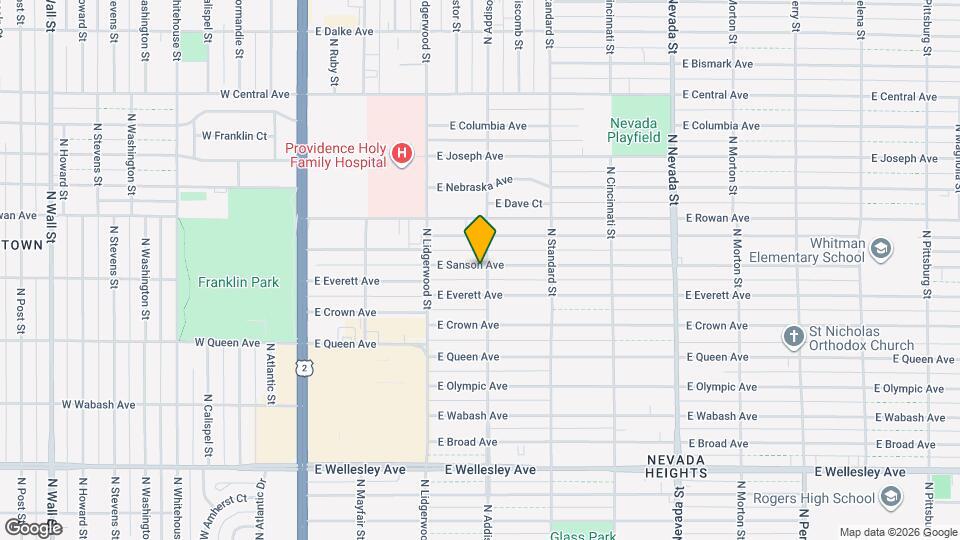 420 E Sanson Ave Map and Location Details