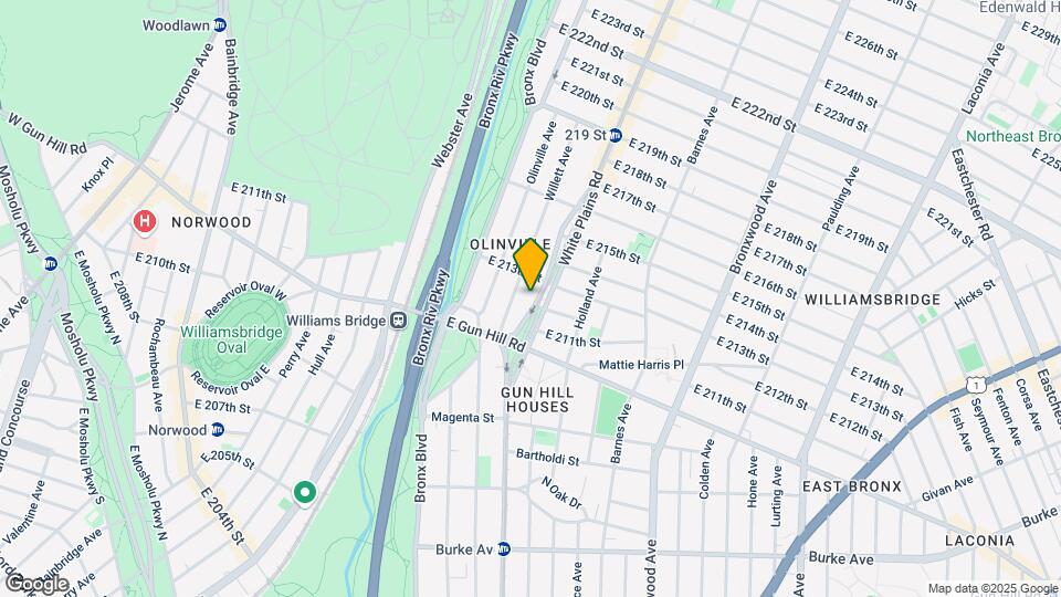 3545 White Plains Rd Mapa y Detalles de la Ubicación