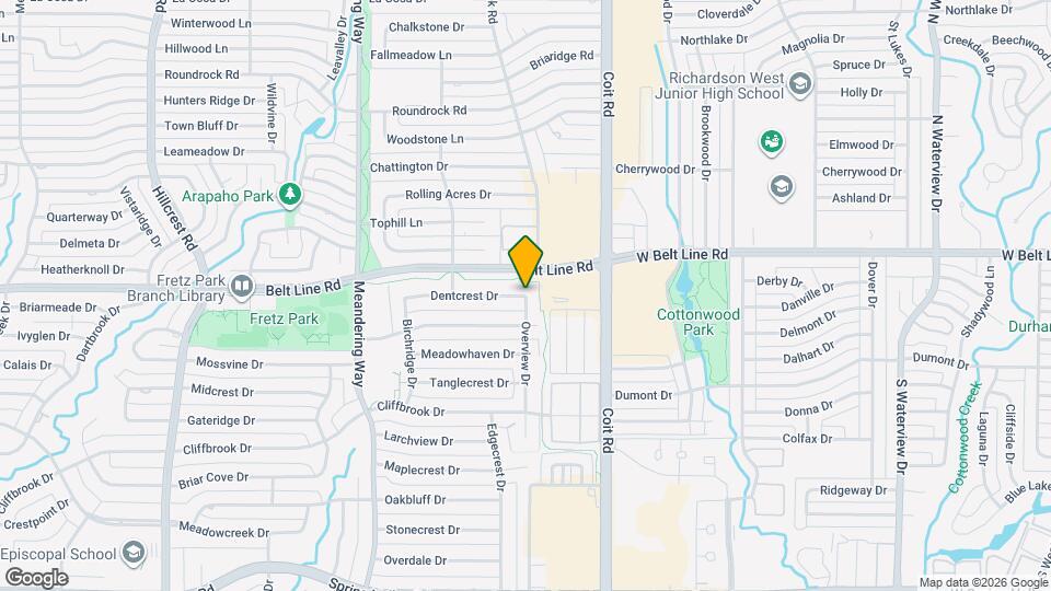 14724 Overview Dr Map and Location Details