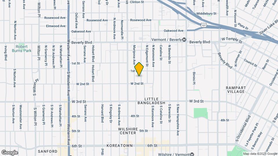 125 S Alexandria Ave Mapa y Detalles de la Ubicación