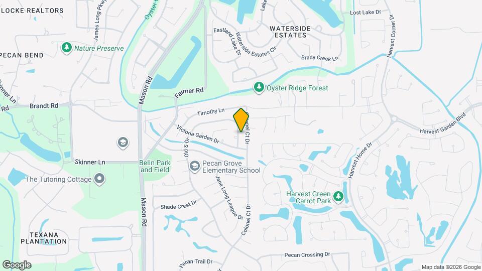 3322 Whispering Way Dr Map and Location Details