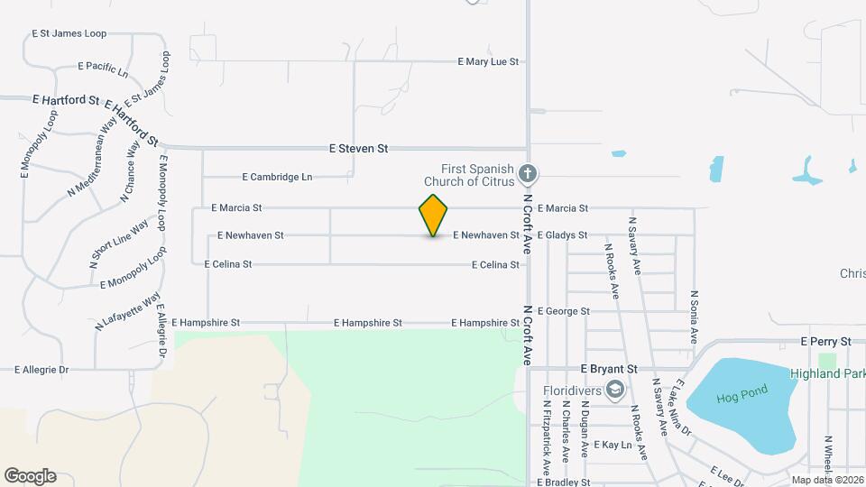 2620 E Newhaven St Map and Location Details