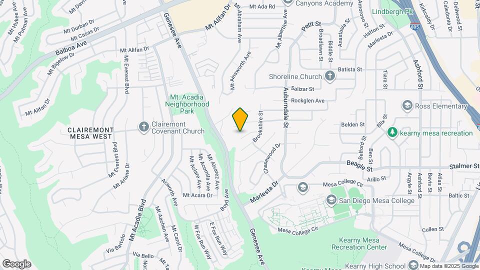 6428 Shirehall Dr Map and Location Details