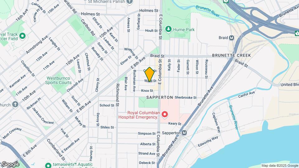 Sapperton Terrace Housing Map and Location Details
