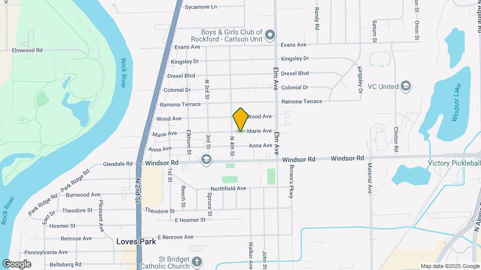 915 Marie Ave Map and Location Details