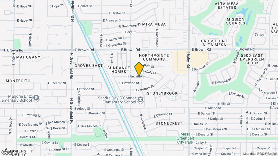 4837 E Encanto St Map and Location Details