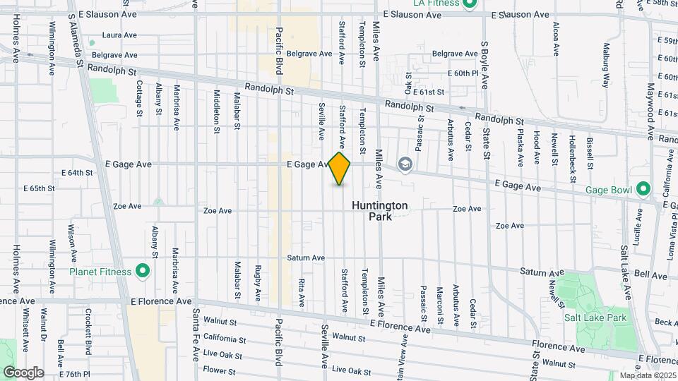 6509 Stafford Ave Mapa y Detalles de la Ubicación