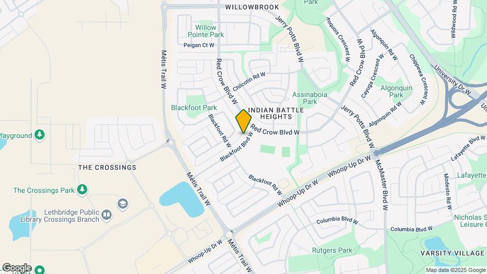 27 Blackfoot Blvd W Map and Location Details