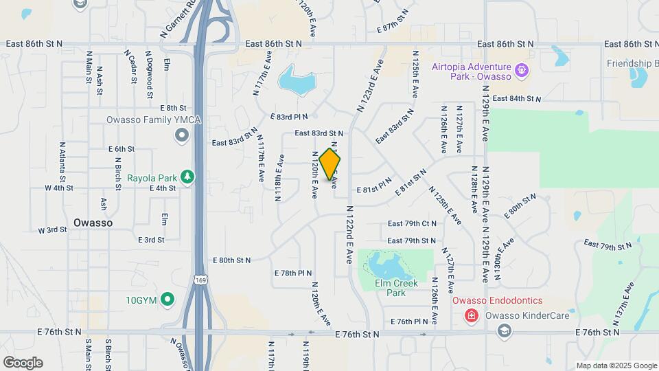 8108 N 121st E Ave Mapa y Detalles de la Ubicación