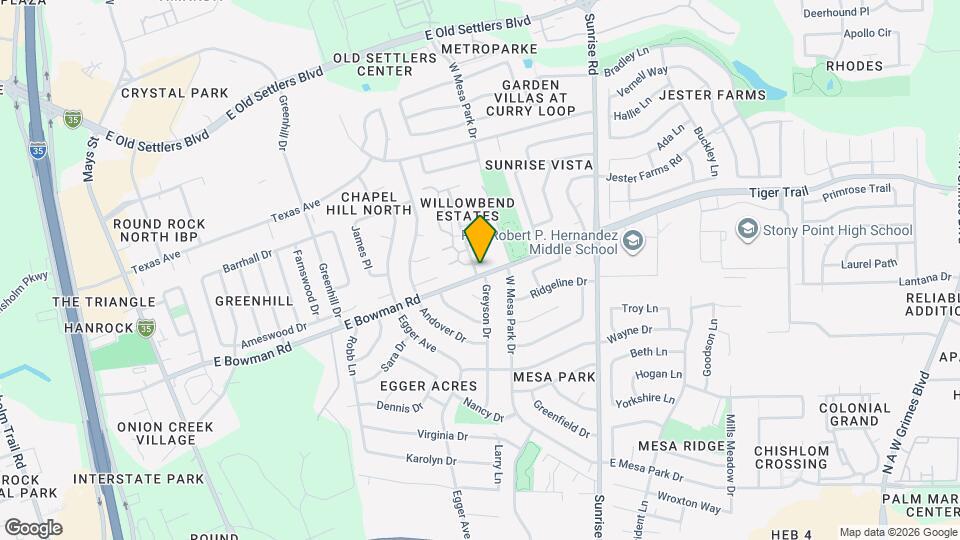 501-503 Willowbend Cove Map and Location Details