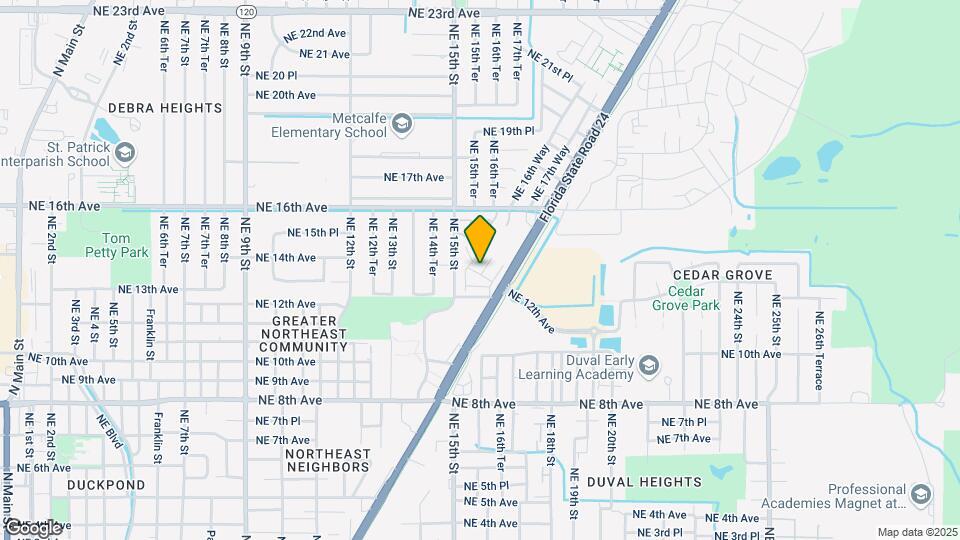 1600 NE 12th Ave Map and Location Details