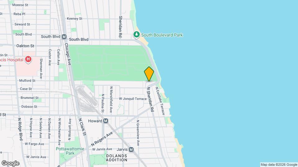 7748 N Sheridan Rd Map and Location Details