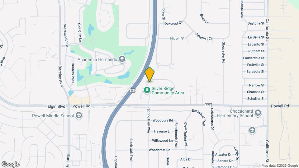 15655 Durango Cir Map and Location Details