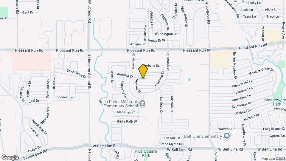 2118 Augusta St Map and Location Details