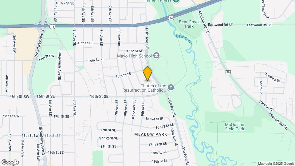 1543 10th Ave SE Map and Location Details
