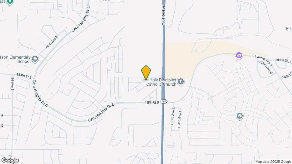 18423 100th Ave E Map and Location Details