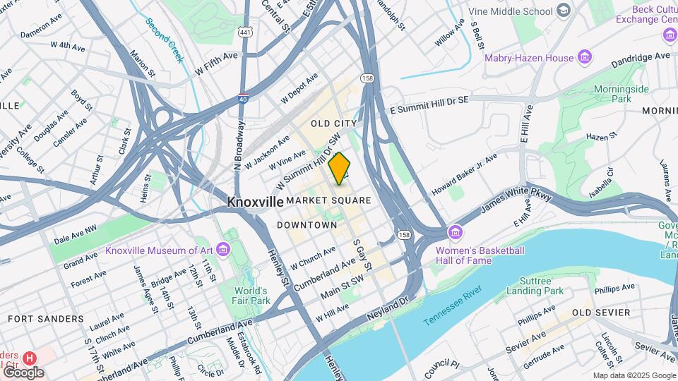 418 S Gay St, Unit 604 Map and Location Details