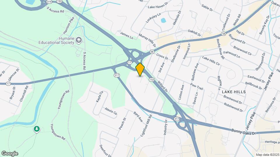 4155 Willard Dr Map and Location Details