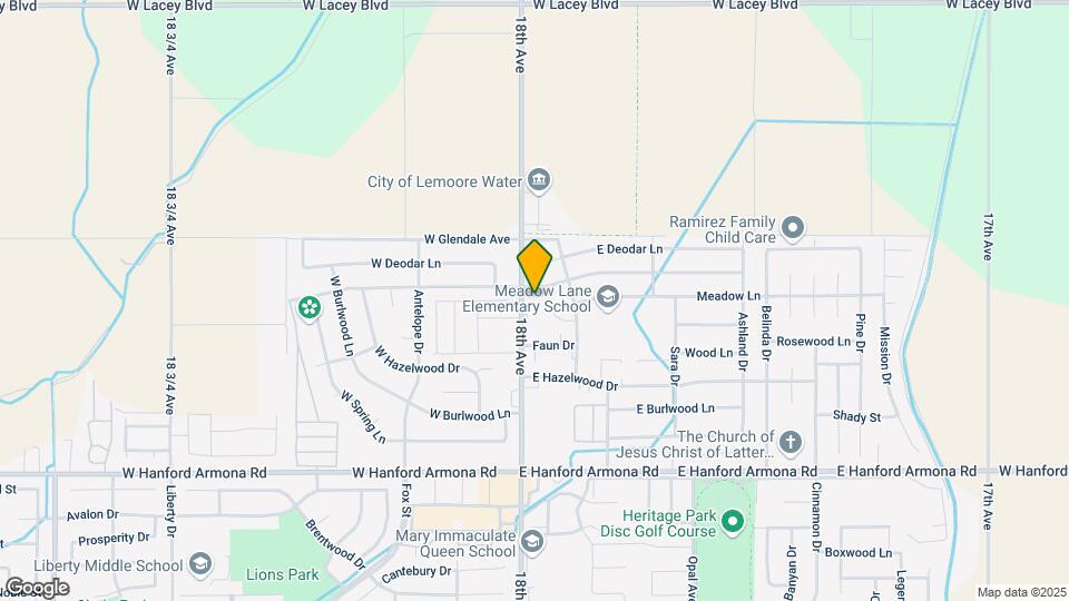 1456 N Lemoore Ave Map and Location Details