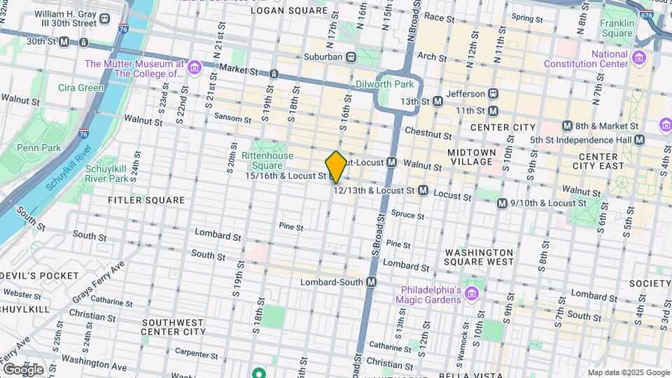 247 S 16th St Map and Location Details