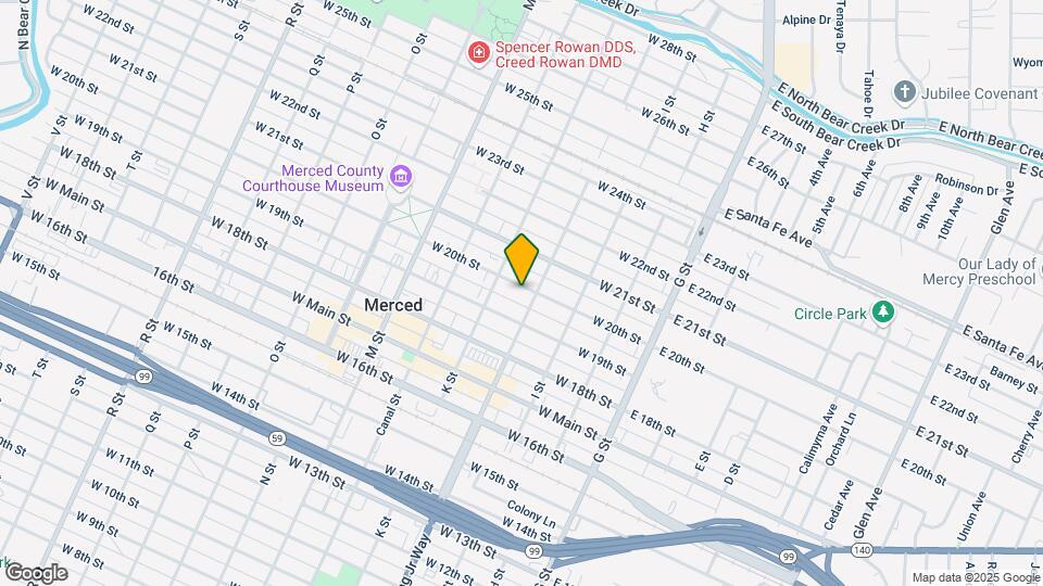 332 W 20th St Mapa y Detalles de la Ubicación