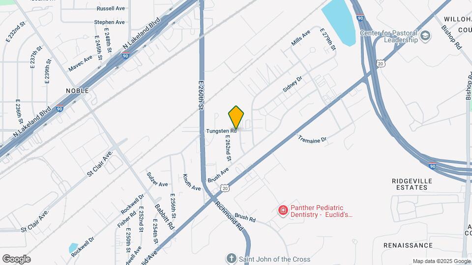 1392 E 263rd St Map and Location Details