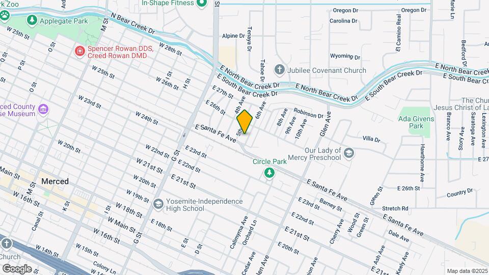 2451 6th Ave Map and Location Details