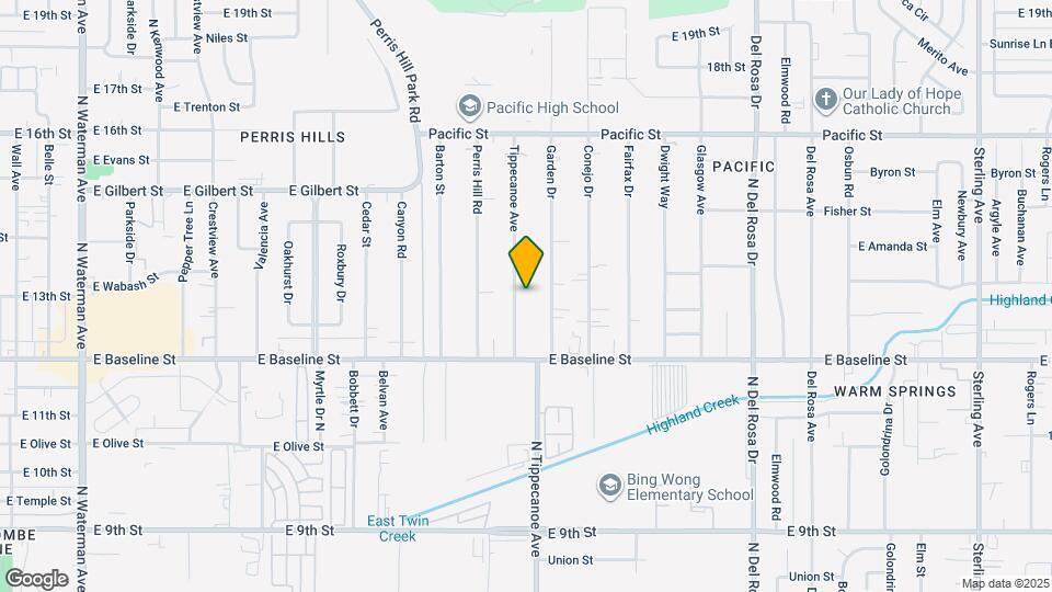 7185 Tippecanoe Ave Map and Location Details