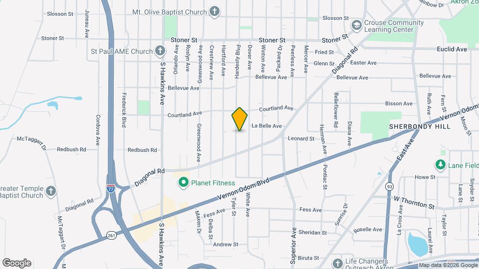 1295 Hardesty Blvd Map and Location Details
