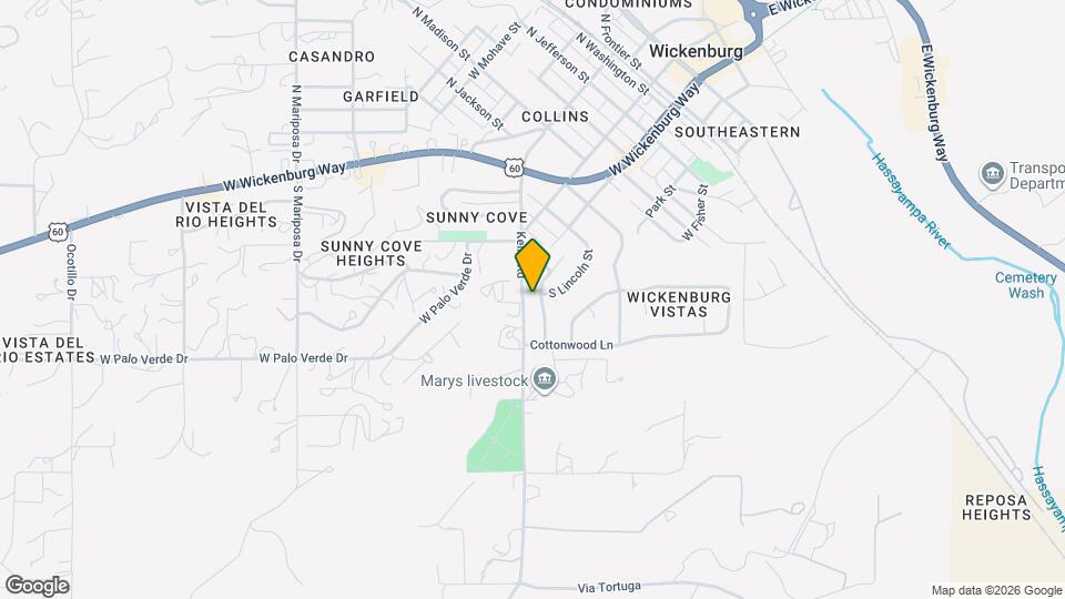 600 E Desert Canyon Rd Map and Location Details