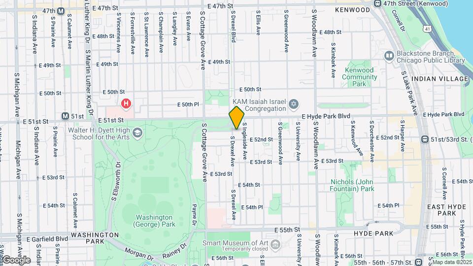 5129 S Drexel Ave Map and Location Details