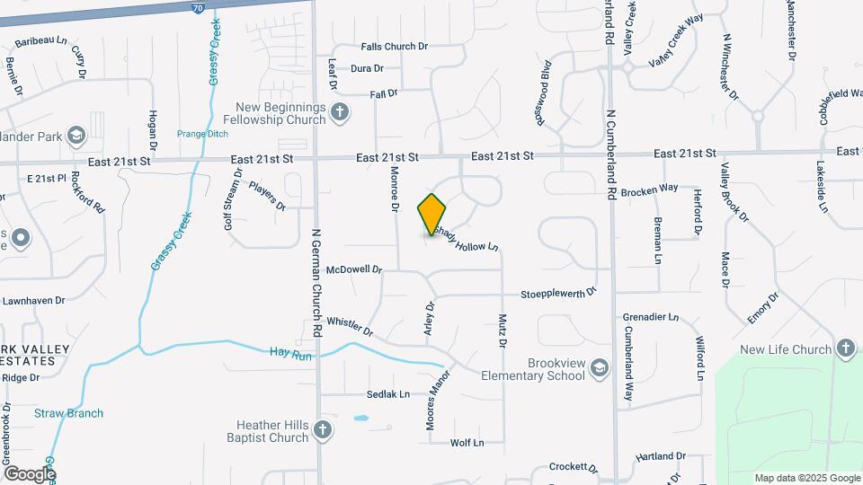 1843 Sweet Blossom Ln Map and Location Details