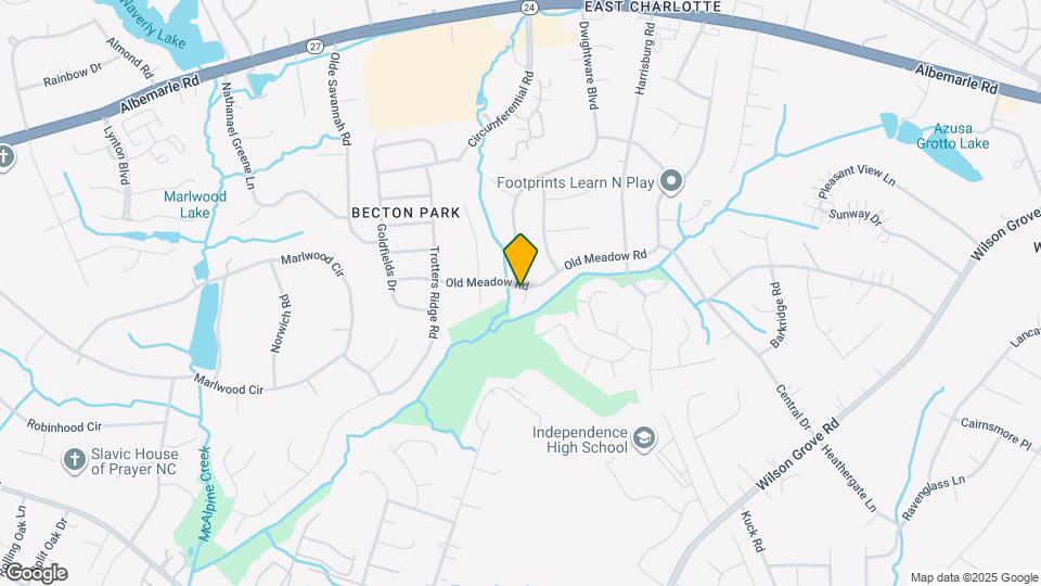 5800 Old Meadow Rd Map and Location Details