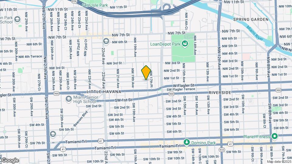 50 NW 18th Ave Map and Location Details