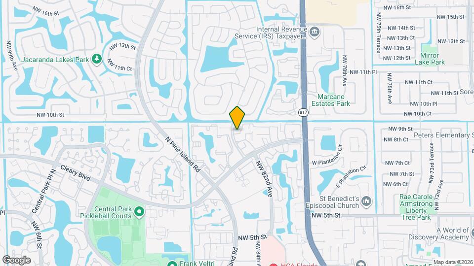8249 NW 9th St Map and Location Details