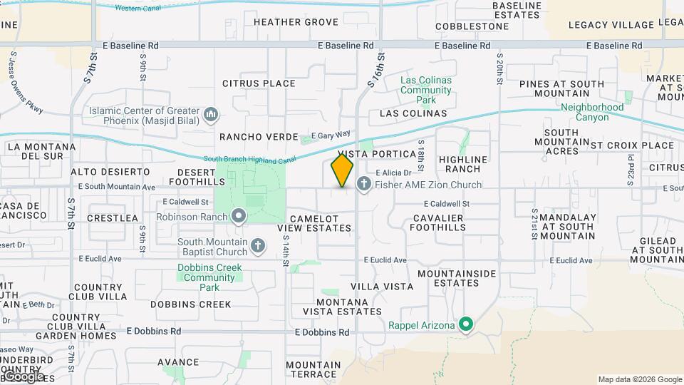 8402 S 15th Way Map and Location Details