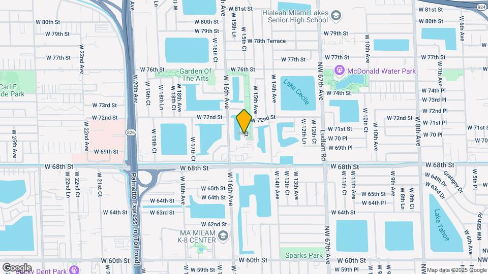 7030 W 15th Ct Map and Location Details