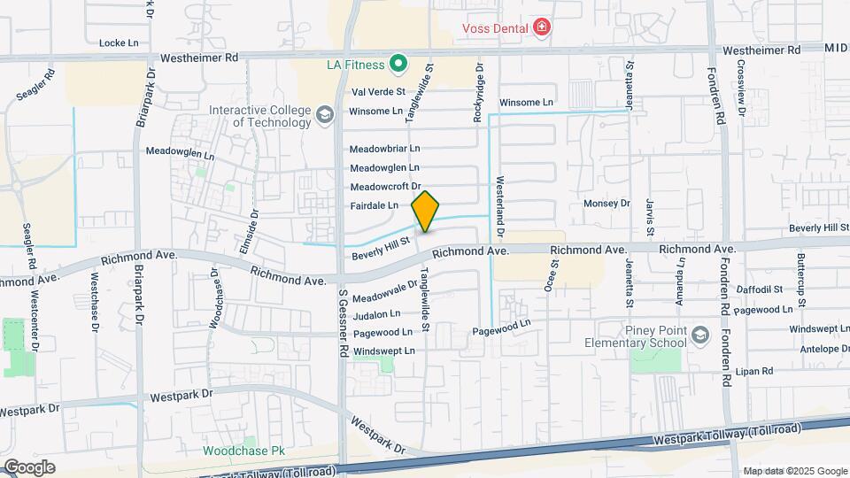 9547 Beverly Hill St Map and Location Details