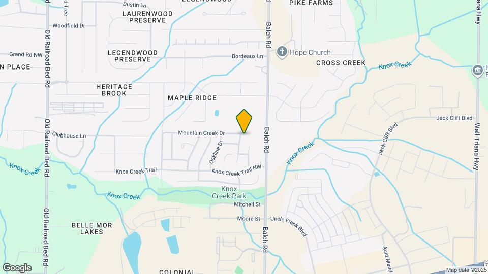 212 Shoals Point Trail Map and Location Details