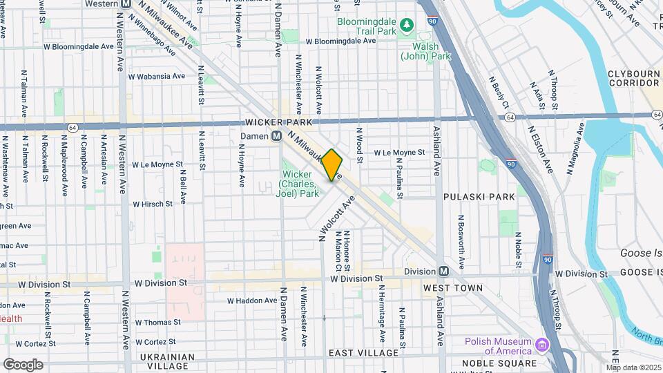 1826 W Evergreen Ave, Unit 1 Mapa y Detalles de la Ubicación