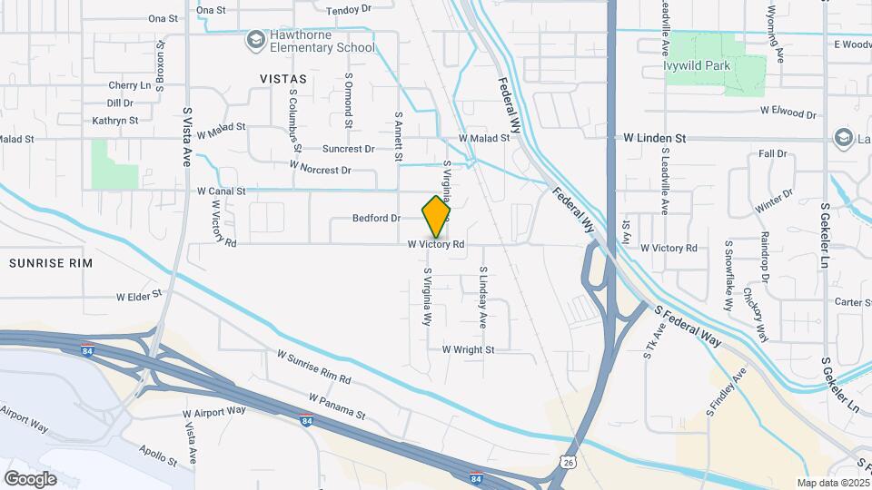 1673 W Victory Rd Map and Location Details