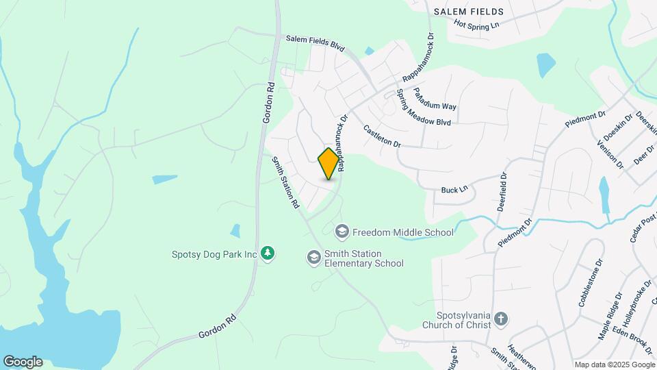 Salem Fields Townhomes Map and Location Details
