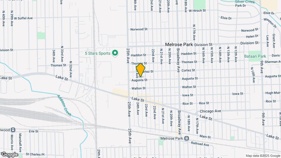 1101 N 24th Ave Map and Location Details