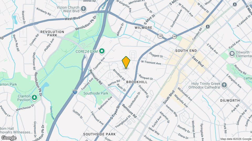 1925 Dunavant St Map and Location Details